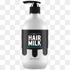 Shampoo Bottle Png - Hair Story Hair Milk, Transparent Png - shampoo bottle png