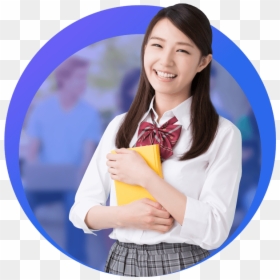 Studying Girl Png Hd, Transparent Png - korean girl png