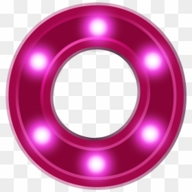 Alphabet Car Team Neon Drive Child Sol - Neon Letter O Transparent, HD Png Download - pink car png