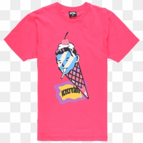 Icecream Cone Head T-shirt - Active Shirt, HD Png Download - icecream cone png