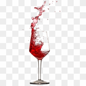 Red Wine Glass Png, Transparent Png - wine spill png