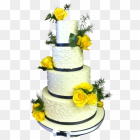 Transparent Wedding Cake Png - Wedding Cake Yellow Cake Transparent, Png Download - wedding cakes png