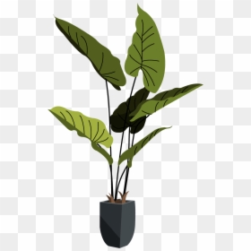 Flowerpot, HD Png Download - green plants png