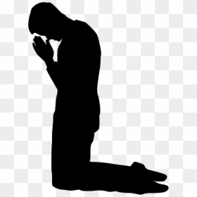 Clip Art Prayer Vector Graphics Image Silhouette - Praying Silhouette Png, Transparent Png - people praying png