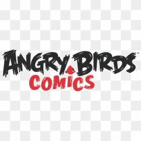 Angry Birds Comics Logo Logo Angry Birds Red - Logo Angry Birds Red, HD Png Download - angry birds logo png