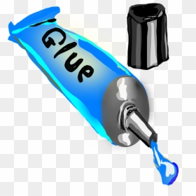 Glue, Tube, Isolated, Sticky, Adhesive, Paste, Cap - Glue Clip Art, HD Png Download - glue stick png