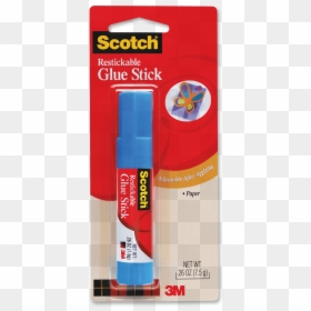 Scotch Restickable Glue Sticks - Scotch Restickable Glue Stick, HD Png Download - glue stick png