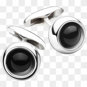 Sterling Silver With Black Onyx - Cufflink, HD Png Download - black sphere png