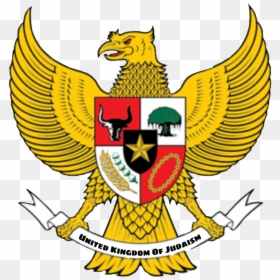 File - Ukj Esagle - Ogg - National Emblem Of Indonesia, HD Png Download - judaism symbol png