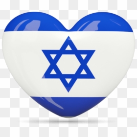 Israel Flag Heart, HD Png Download - judaism symbol png