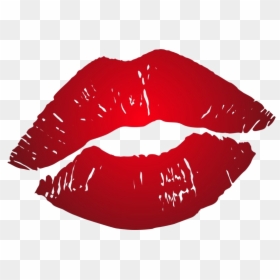 Lip Clipart File - Red Lip Kiss Png, Transparent Png - vhv