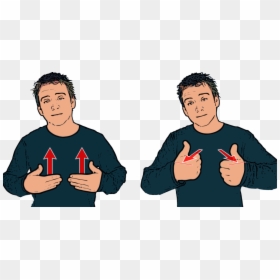 You British Sign Language, HD Png Download - sign language png