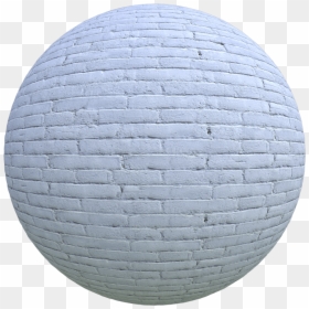 Brick Wall White Mat - Circle, HD Png Download - white wall png