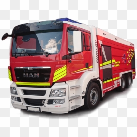 Euro Gv Fire Fighting Truck, HD Png Download - fire engine png