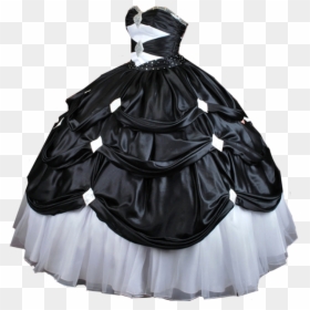 Ball Gown Png - Black And White Dress Png, Transparent Png - gown png