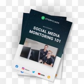 Flyer, HD Png Download - white social media png