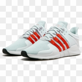 Adidas Eqt Support Adv Shoes - Shoe, HD Png Download - adidas white png
