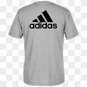 Adidas Logo Back Tee - Adidas Back Logo T Shirt, HD Png Download - adidas white png