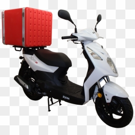 Scooter - Transparent Delivery Bike Png, Png Download - moped png