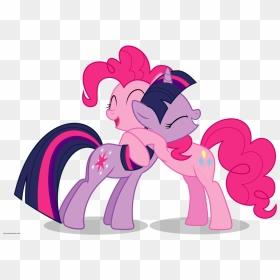 Transparent Hugs Png - Mlp Twilight Sparkle And Pinkie Pie, Png Download - hugs png