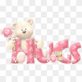 Transparent Friends Hugging Clipart - Cute Bear Hug, HD Png Download - hugs png