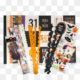 American Crafts Halloween Stickers 6"x12 - Poster, HD Png Download - accents png