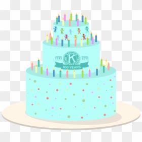 Transparent Cake - Kiwanis Birthday Party, HD Png Download - birthday cake .png