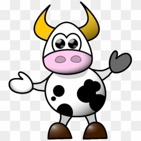 Cartoon Cow, HD Png Download - hugs png