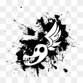 Cafe Broşür Örnekleri, HD Png Download - black splat png