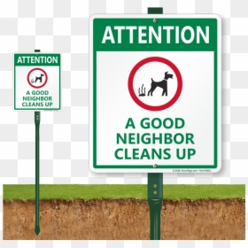 Don T Leave Dog Poop, HD Png Download - attention sign png