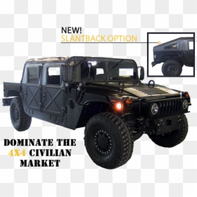 Hummer H1, HD Png Download - humvee png