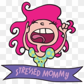Transparent Stressed Png - Stressed Mom Clip Art, Png Download - stressed png