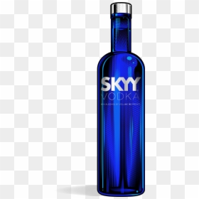 Grey Goose Vodka Png -skyy Vodka Png - Sky Vodka Bottle Png, Transparent Png - grey goose bottle png
