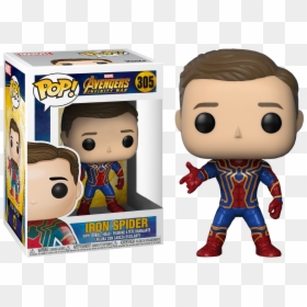 Spiderman Unmasked Funko Pop, HD Png Download - iron spider png