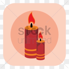 Illustration, HD Png Download - lit candle png