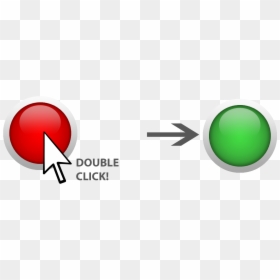 Circle, HD Png Download - click button png