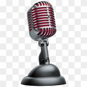 Shure 55 Desk Stand, HD Png Download - retro microphone png