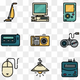 Retro Electronic Clip Art, HD Png Download - retro microphone png