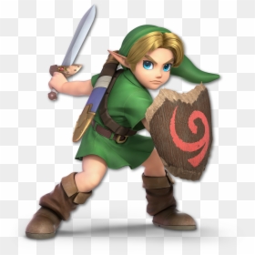 Legend Of Zelda Young Link, HD Png Download - twilight princess link png