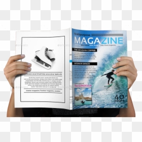 Magazine Back Cover Template, HD Png Download - magazine cover template png