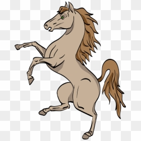 Horse - Coat Of Arms With Horses, HD Png Download - running horse png