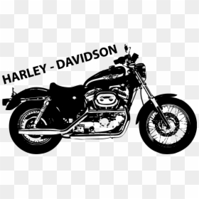 Harley Motorcycle Png For Kids - Harley Davidson 2003 883, Transparent Png - harley motorcycle png