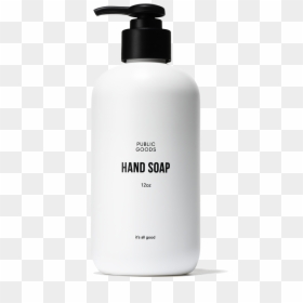 Transparent Lotion Bottle Png - Public Goods Hand Soap, Png Download - lotion bottle png