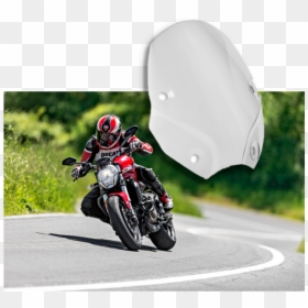 Transparent Ducati Png - Ducati Monster Smoked Windscreen, Png Download - ducati png