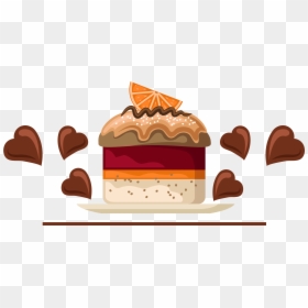 Pastry Clipart Cafe Food - Agradecimiento A Díos Por Un Año Mas, HD Png Download - red velvet cake png