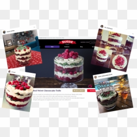 Fruit Cake, HD Png Download - red velvet cake png