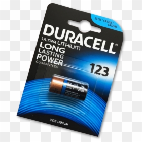 Image Showing The Duracell Cr123a - Multipurpose Battery, HD Png Download - duracell logo png