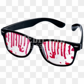 Transparent Pink Sunglasses Png - Blood Glasses Halloween, Png Download - thug life shades png