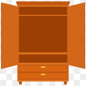 Wood Wardrobe - Cupboard, HD Png Download - wardrobe png