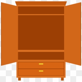 Wood Wardrobe - Cupboard, HD Png Download - wardrobe png